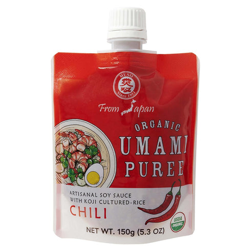 Muso From Japan - Organic Umami Chili Puree, Japanese Flavor Enhancer, 5.2 oz (Pack of 1)