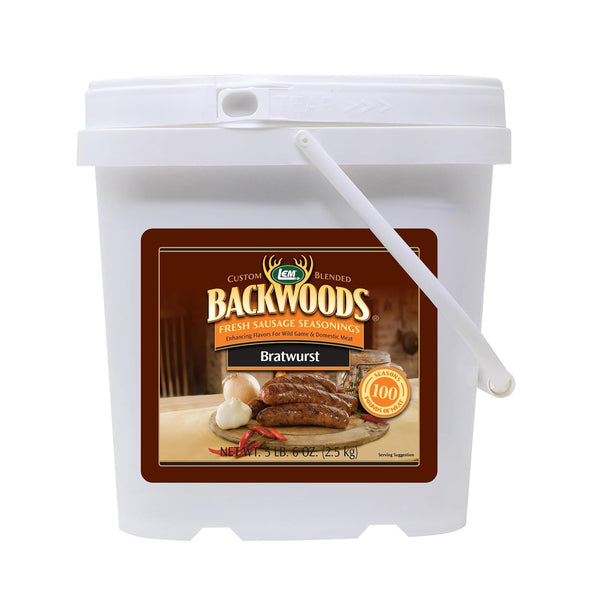LEM Products Backwoods Bratwurst Fresh Sausage Seasoning, Ideal for Wild Game and