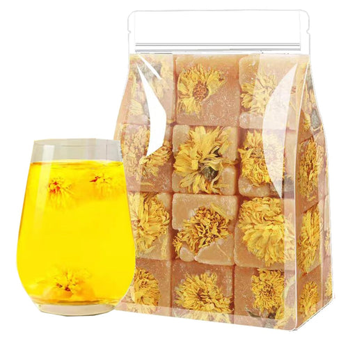 Aandiso Dried Chrysanthemum Flowers Rock Sugar Tea 10.58 oz Chrysanthemum Honey Flower Tea