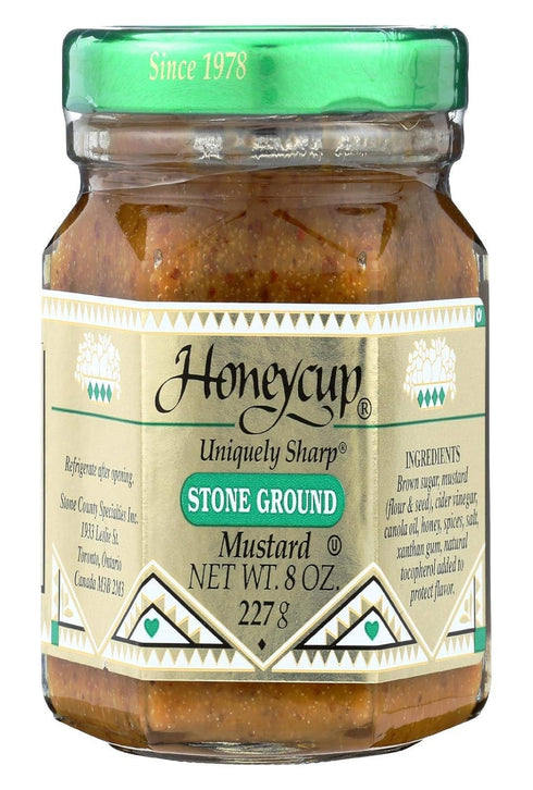 Honeycup Stone Ground Mustard, 8 OZ
