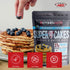 13.08 Oz Blueberry Cobbler Super Cakes, High Protein Pancake Mix, Healthy Protein Pancakes for a Nutritious Breakfast