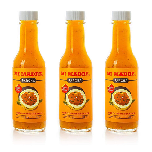 Mi Madre Passion Fruit Hot Sauce, Handcrafted in Puerto Rico, 100 Percent