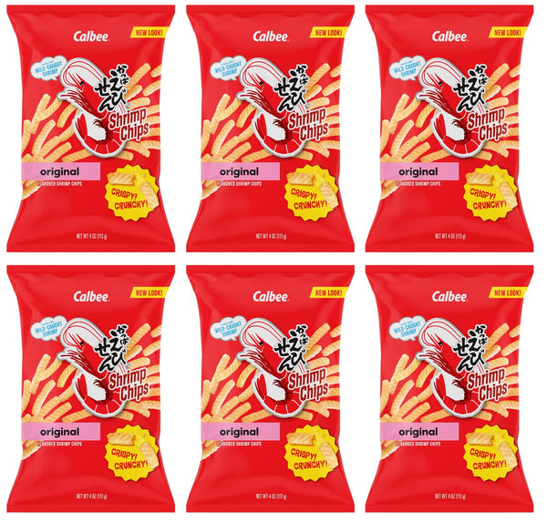 Calbee Shrimp Chips (Original, 4.0 oz) | Japanese Chips Made With Real