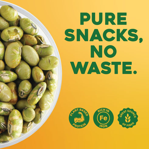 4 lbs (64 oz) Sunbest Natural Edamame Beans, Salted & Dry Roasted Plant-Based Healthy Snack for Adults & Kids Low Carb