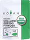 KOYAH Organic USA Grown Collard Greens Powder - Equivalent to 15 Cups Fresh, Freeze-Dried Whole-Leaf Powder