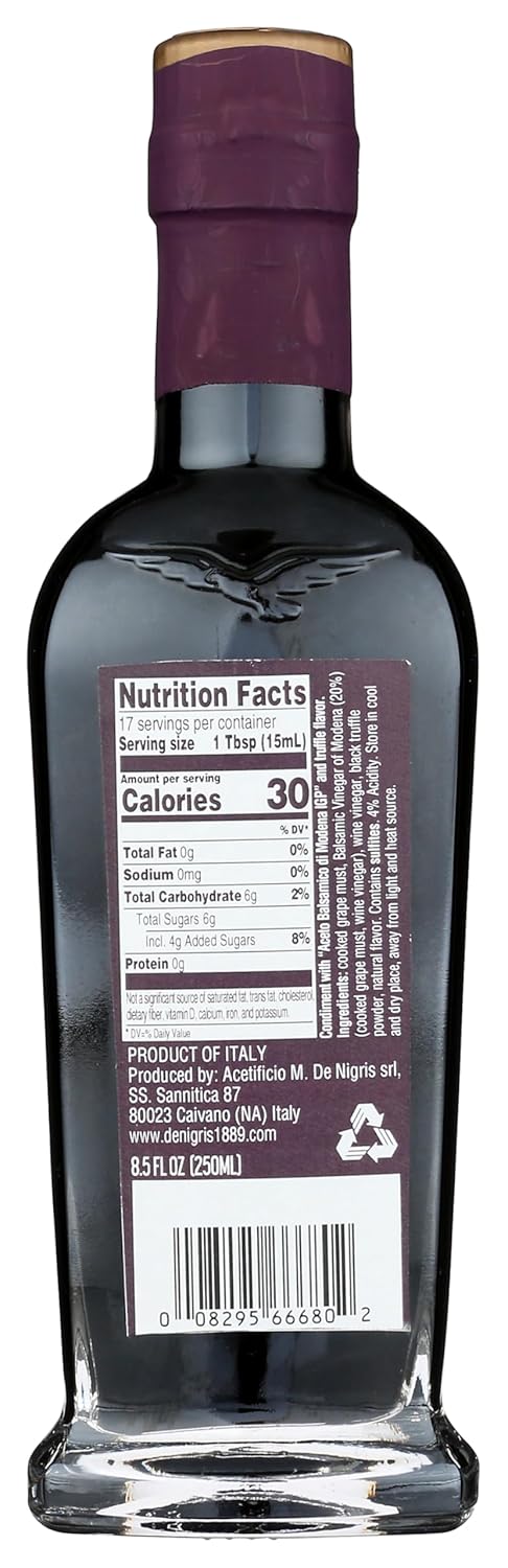 8.5 De Nigris Truffle Sweet Balsamic Vinegar, FZ