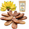 Organic Sun Dried Whole Bananas - No Sugar Added, Unsulfured, Soft and Chewy Thai Natural Fruit Snacks, 12.6 OZ