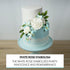 3 Inches, 3 Count Global Sugar Art Rebecca Rose Sugar Cake Flowers, White by Chef Alan Tetreault