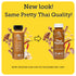 100% (Pack 3) Pretty Thai Peanut Sauce, Gluten Free Certified Non-GMO Vegan Authentic Stir Fry, Dressing, Rice