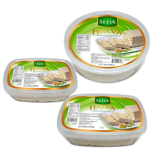 25 oz Seda Halva with Pistachio