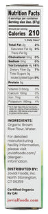12 Oz Jovial Pasta Brown Rice Stelline