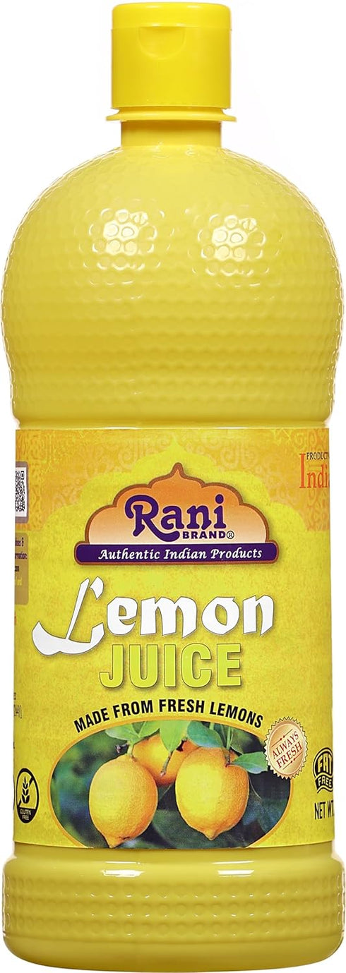 Rani Lemon Juice 33.8oz (1Litre) Vegan ~ Gluten Free | NON-GMO |