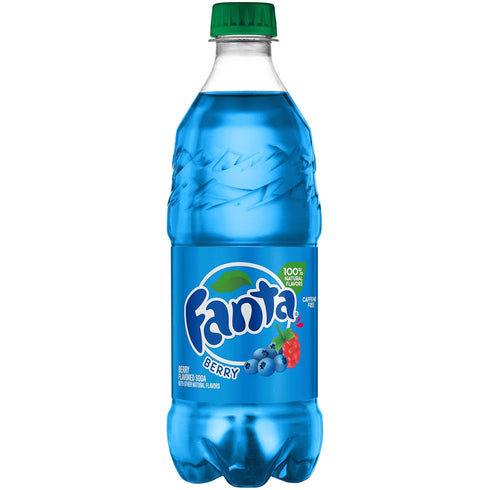 Fanta Soda Pack, 20 Oz (Pack 8, 160 Oz), 20 Oz (Pack 8) Fanta Orange Soda, Berry, Grape, Strawberry, Pina Colada
