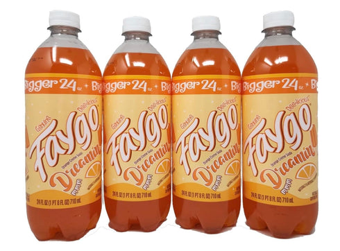 Generic Faygo Dreamin 24oz Bottles - Pack of 4 Dreaming Orange Creme Soda