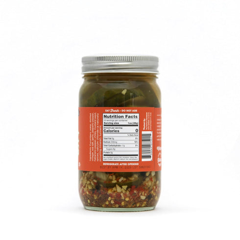pack (4 The People's Provisions - Just The Pickles - Garlic Dill, Spicy Garlic, Bread & Butter and Sweet & Spicy
