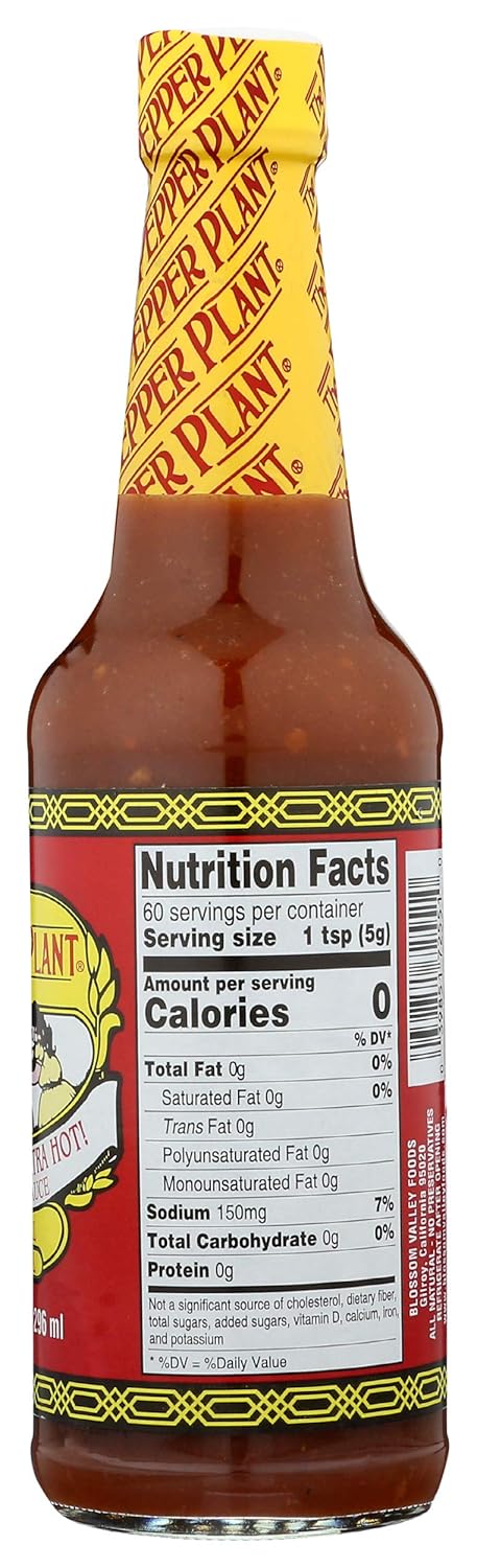 PEPPER PLANT Extra Hot Habanero Sauce, 10 FZ