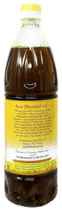 33.8 (1 100% Rani Mustard Oil (Kachi Ghani) Ounce Liter) NON-GMO | Gluten Free | Vegan | Natural | Kosher