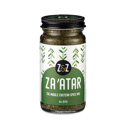 Z&Z Za'atar Spice Blend | 2 Oz Za'atar Seasoning with Sumac & Toasted Sesame Seeds for Breads, Salads, Chicken, Snacks