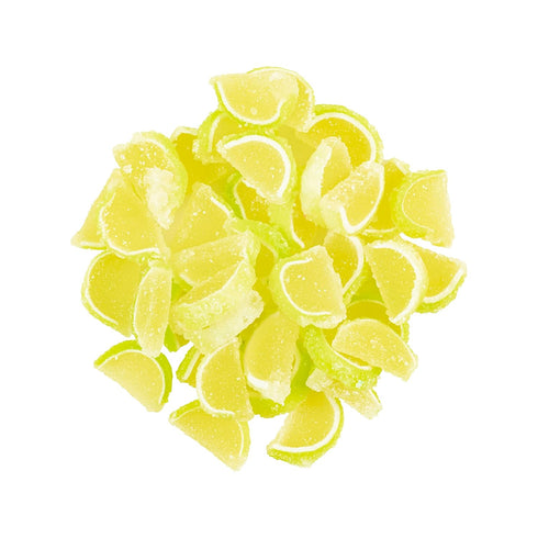Green Key Lime Jelly Fruit Slices, Mini 5 lb