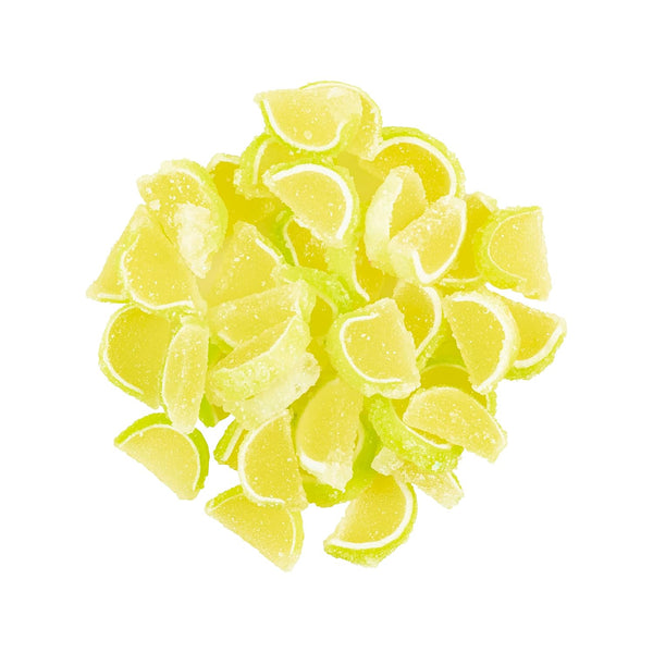 Green Key Lime Jelly Fruit Slices, Mini 5 lb