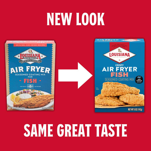 5 oz (Pack 6) Louisiana Fish Fry, Air Fry Fish Coating Mix