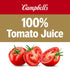 100% 46 oz (Pack 4) Campbells Tomato Juice, fl Bottle