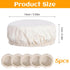 Sibba 5 3-4 Inch Pcs Sourdough Starter Jar Covers - Handmade Cotton Cloth Covers, Reusable Sourdough Jar Cover