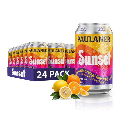 Paulaner Sunset Zero Orange Cola Soft Drink | Fruity European Zero Calorie