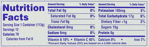 100% 4oz (Pack 24) Dole Fruit Bowls Mandarin Oranges in Juice Snacks, Gluten & Dairy Free, Bulk Lunch Snacks for Kids