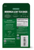 FGO Organic Moringa Tea, 100 Count, Eco-Conscious Resealable Bag, Caffeine Free (Pack of 1)