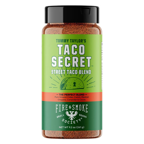 Fire & Smoke Society Taco Secret Taco Seasoning Mix, XLarge Bottle, 9.2 oz