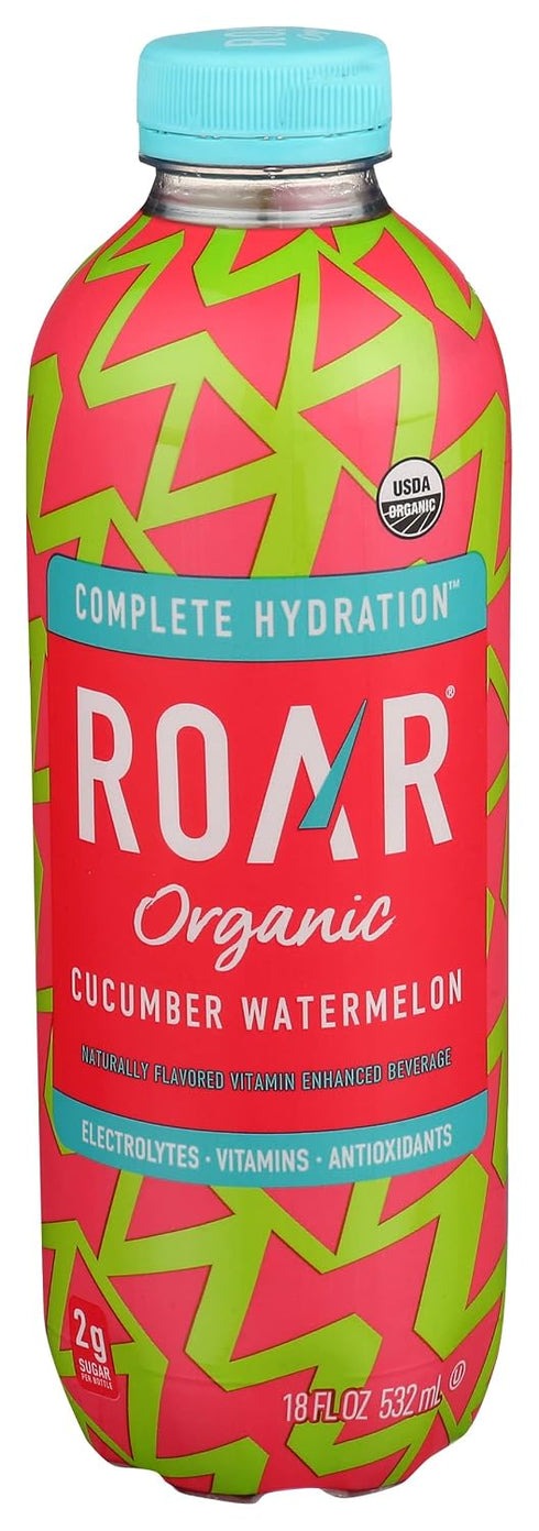 ROAR Cucumber Watermelon Hydration Beverage 12 Pack, 18 FZ