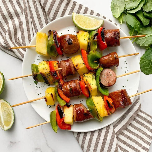 Kielbasa Whole30 (4 Pack, 14oz Pedersons Farms, Uncured Rope Sausage, Pork, Use/Freeze) ea - No Sugar Added, Keto