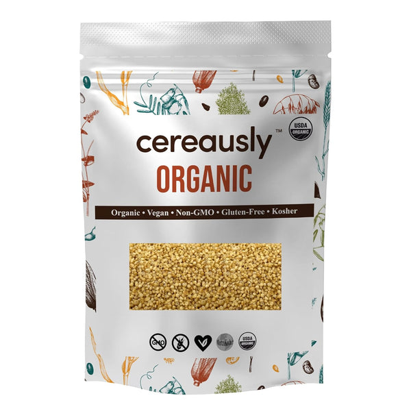 Cereausly Organic Quinoa Crispies Ancient Grain Crunch Topping for Yogurt, Smoothie Bowls &