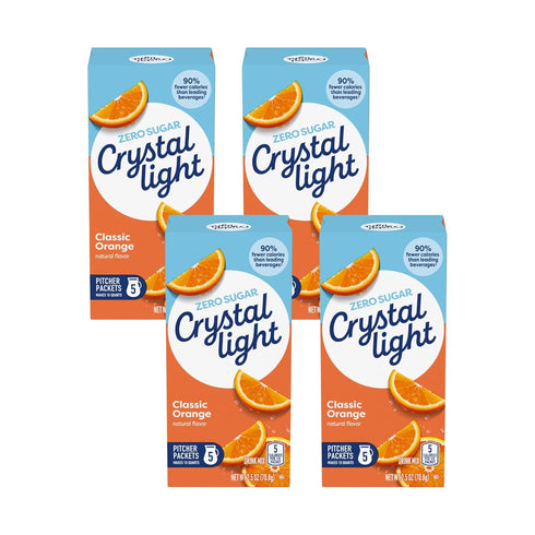 Crystal Light Classic Orange with Vitamin C & Calcium Drink Mix (20