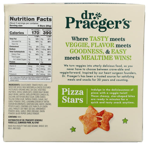 9 OZ DR PRAEGERS Pizza Stars