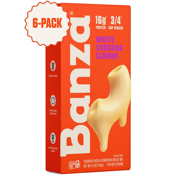 Banza Chickpea Pasta Mac & Cheese High Protein Gluten Free Healthy Pasta
