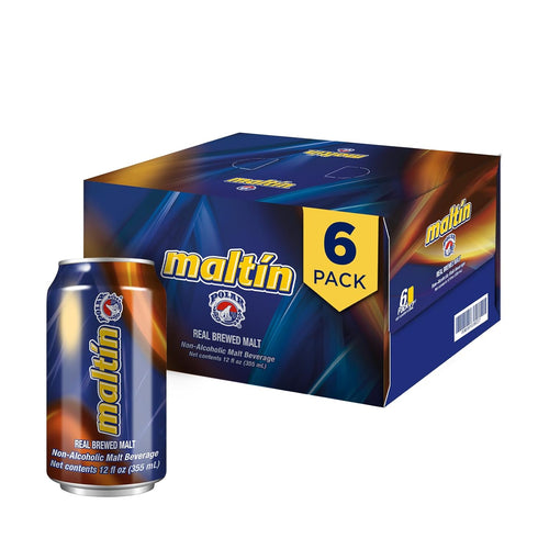 Maltin Polar Non-Alcoholic Malt Beverage Natural Cane Sugar Drink (6-Pack)