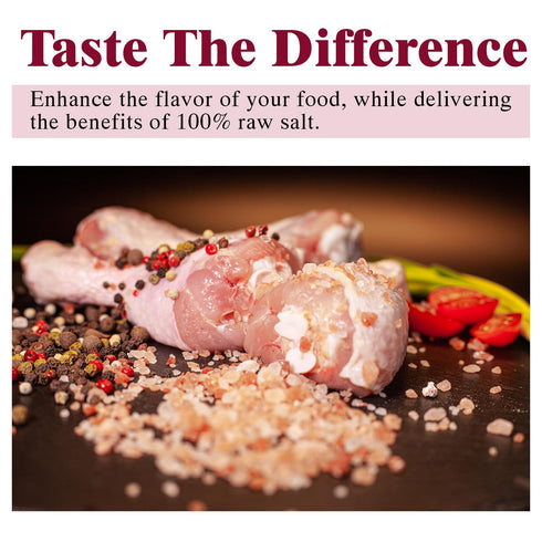 5 lbs 2-Pack Himalayan Chef Coarse Pink Himalayan Salt, - Pure, Natural, Mineral-Rich, Kosher, Ideal for Grinder