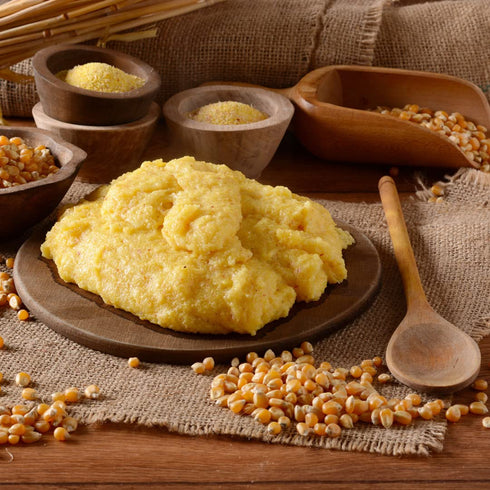 Molino Riva 2.2 lb 2 Pack 3 Yellow Instant Polenta | Ready in Minutes|