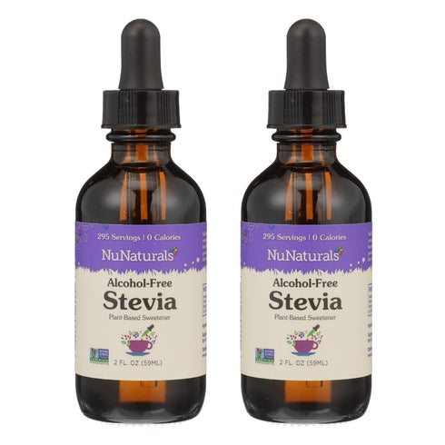 NuNaturals Liquid Stevia, Sugar-Free Sweetener, Plant-Based Sugar Substitute, Zero Calorie, Unflavored