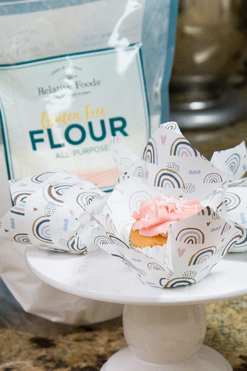 3 Relative Foods All Purpose Gluten free flour. pounds, convenient resealable bag, certified gluten free.