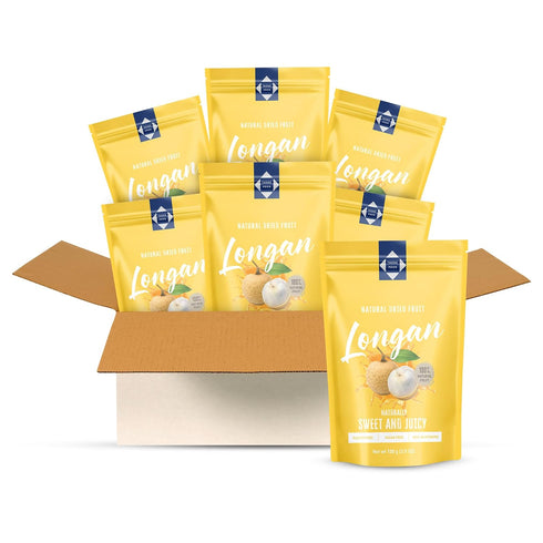 Natural Dried Longan Naturally Sweet & Juicy, Premium Thai Fruit, Gluten-Free, Vegan,