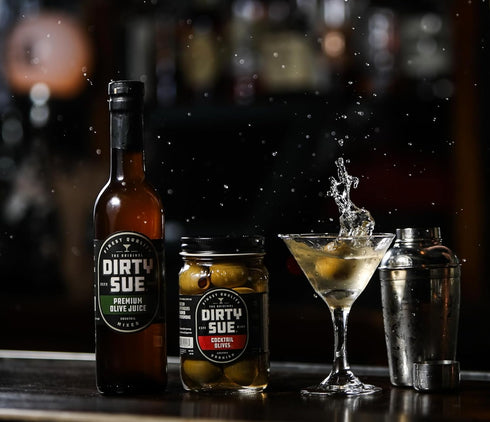 12.69 oz (12.69 Oz (Pack 2)) Dirty Sue - The Original Premium Olive Juice, Glass Bottles