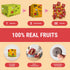 50 Pack, 500g Bob Snail Fruit Roll Ups Natural Fruit Snacks (Mango & Sour Cherry), Vegan, No Added Sugar, Healthy