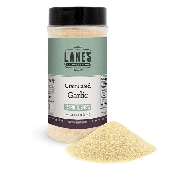 Lane's Granulated Garlic Seasoning - All Natural Premium Garlic Granules for Cooking