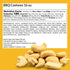 The Brittle Box Candy Co. 16 oz (1 lb) BBQ Cashews | Small Batch Roasted Cashew Nuts | Smoky Savory Barbecue Seasoning