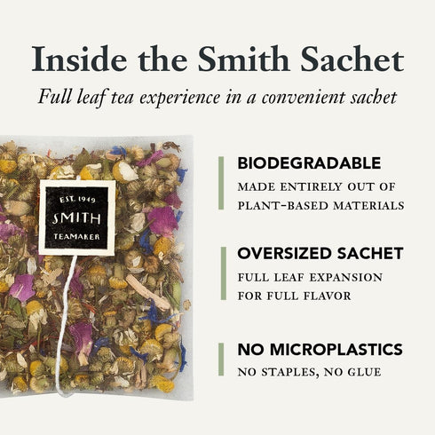1851, 15 1.58oz Smith Teamaker Portland Breakfast No. Caffeinated, Sugar Free, Sustainably Grown, Organic Full Leaf