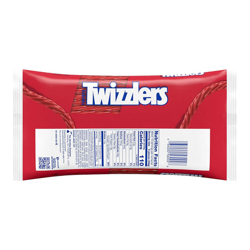 16 Oz Twizzlers Twists Strawberry Flavored Licorice Style, Chewy Candy Bag