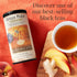 Pack 100 The Republic of Tea - Ginger Peach Black Tea, Caffeinated, Refill of Tea Bags